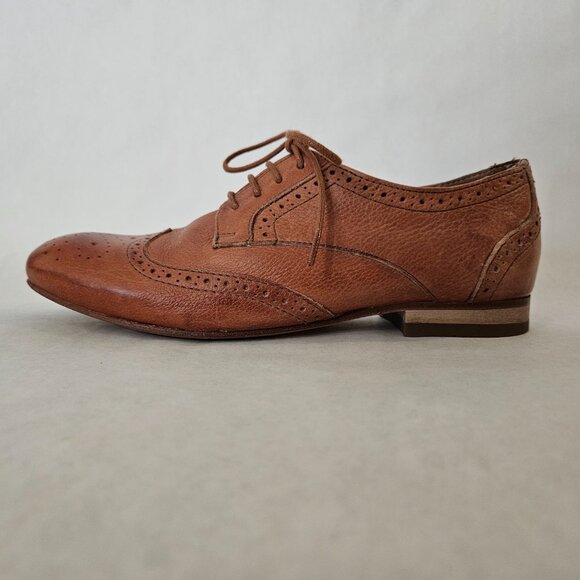 Tan Wingtip Oxfords - Picture 5 of 5